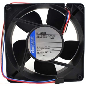 Ebmpapst 5214M/2HH 24V 730MA 17.5W 3wires Cooling Fan